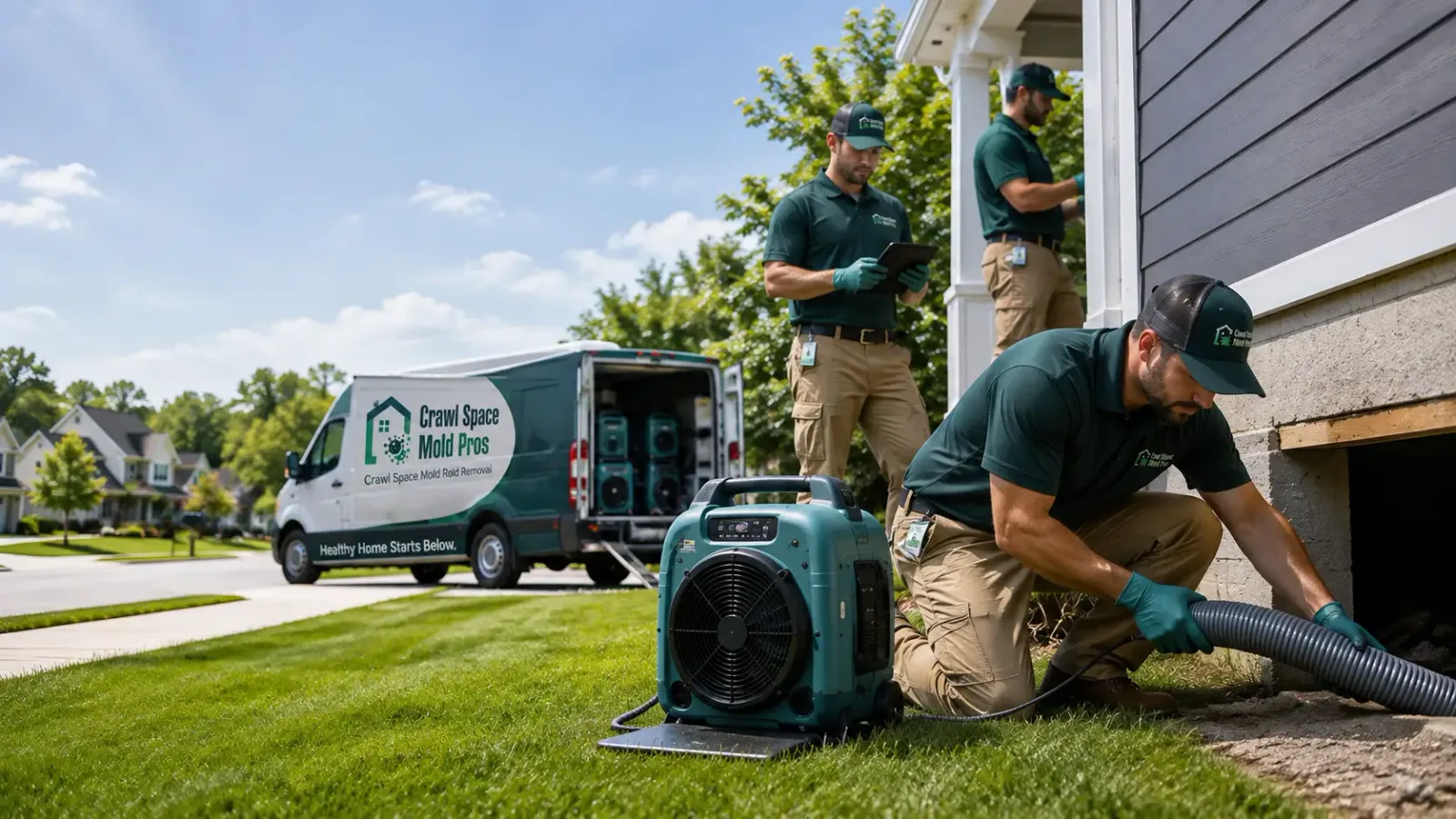 Crawl Space Mold Removal in Elcho, WI